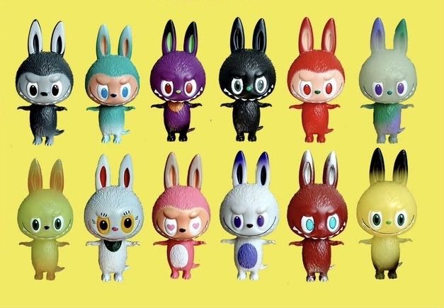 Голям комплект 6 броя фигурки Лабубу, фигури за игра Labubu