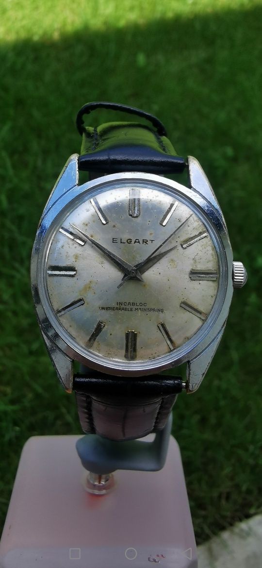 Ceas Elgart-Elvetian - Int Manuala - 33 mm - Funcționează foarte bine!