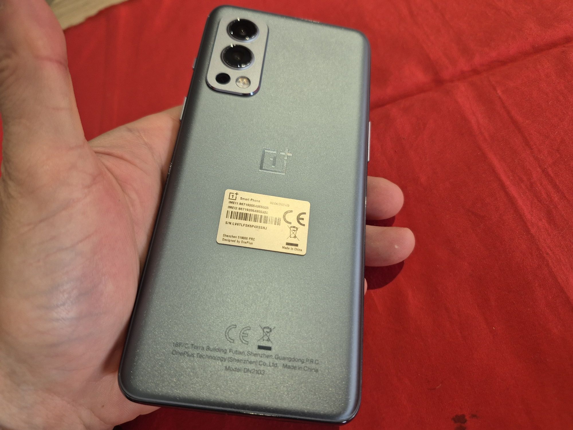 -One Plus Nord 2-5G, Blue, 128Gb, 8Ram, nou, stare perfecta, folosit f