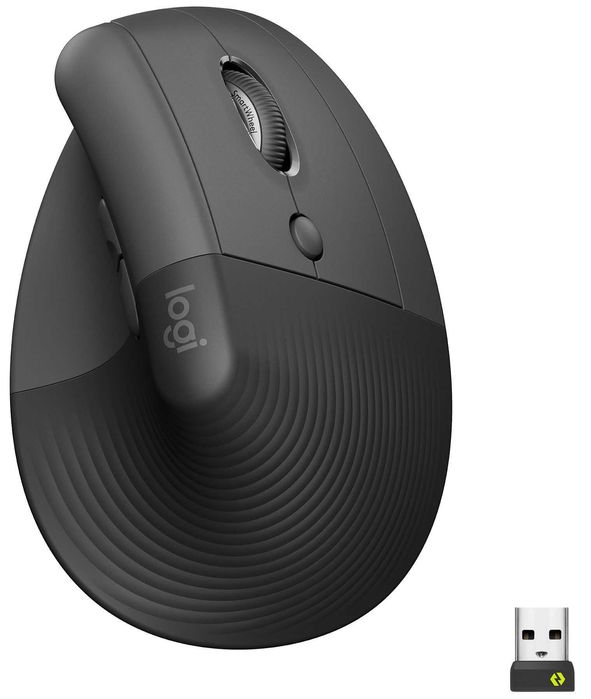 Безжична Oптична Ергономична Мишка Logitech - Lift Vertical EMEA