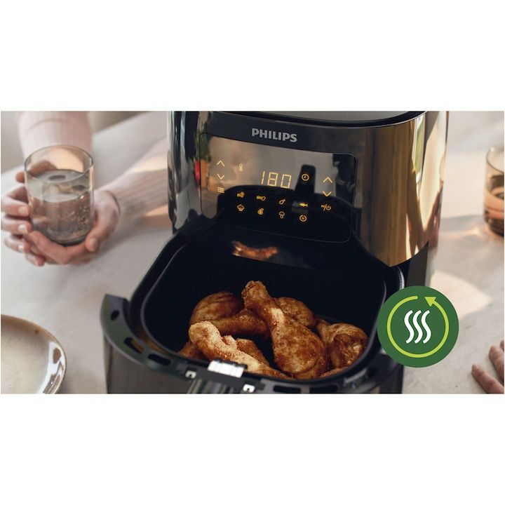 Уред за здравословно готвене Philips - Airfryer HD9200/10, 1400W, 4.1