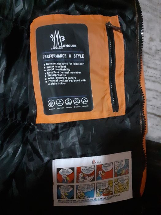 Geaca portocalie montbeliard