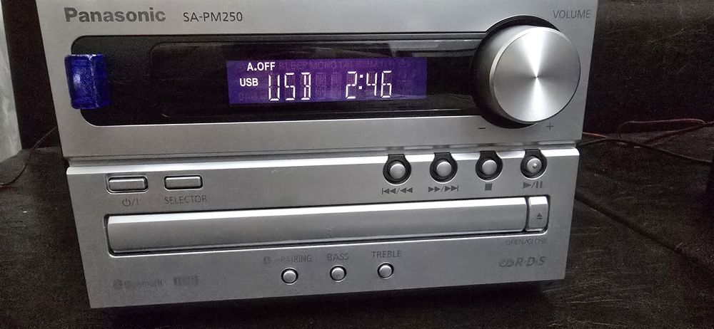 Муз центр Panasonic Bluethooth, usb, mp3