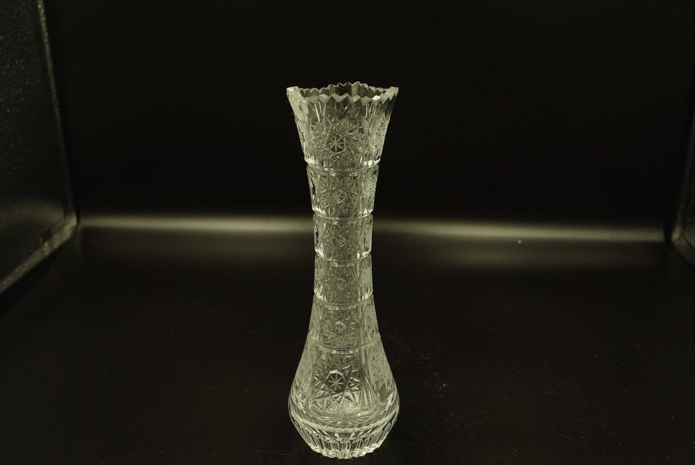 Vaza cristal fabricata in Romania, anii 1990