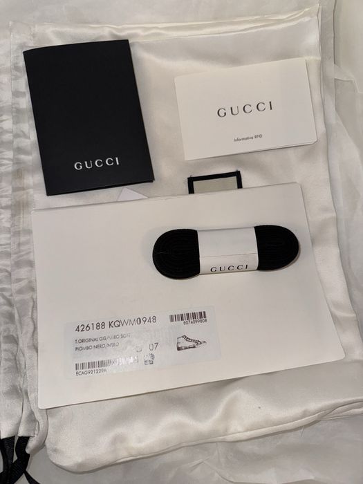 Adidasi Gucci Monogram High Top Canvas