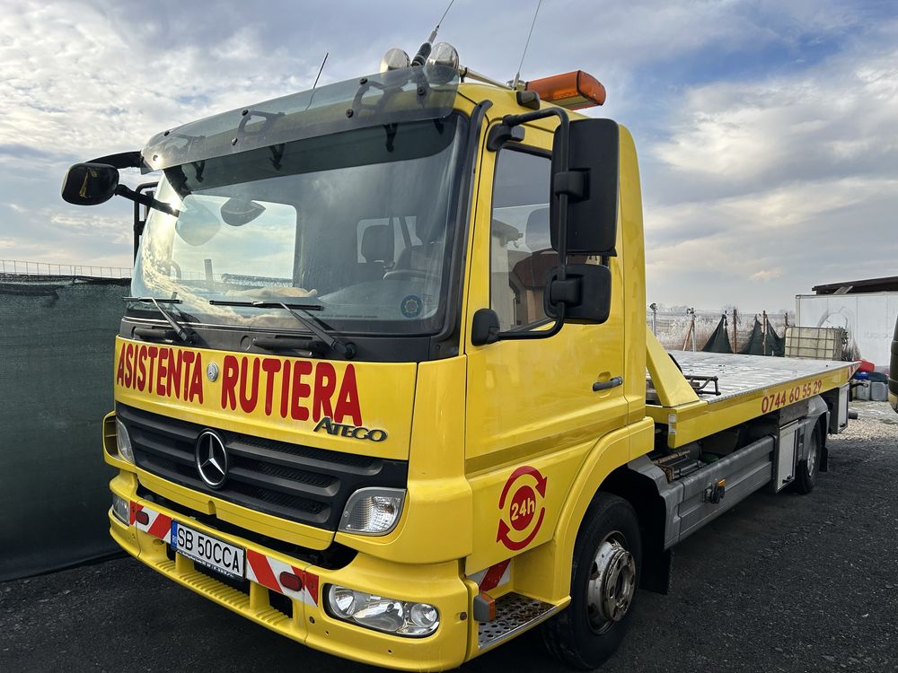 Mercedes Atego 818 2010 Autoplatforma Platforma Hidraulica Tractari