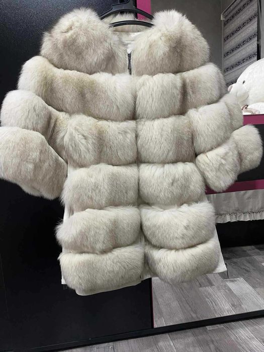 Даско палто от естествен косъм