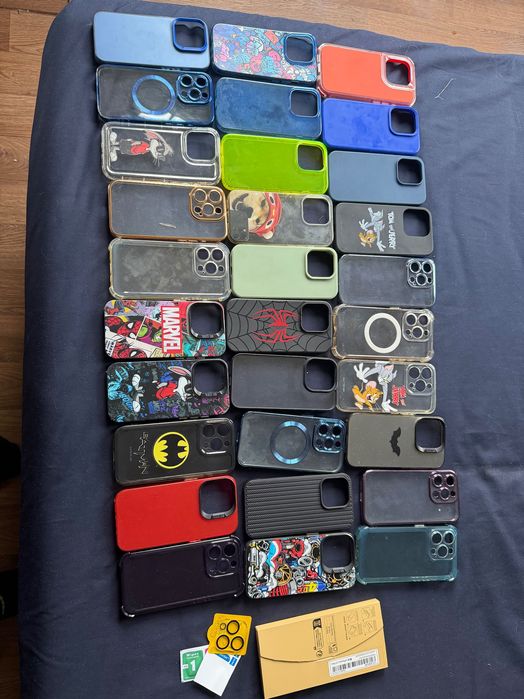 сет кейс+протектор за Айфон 15 про