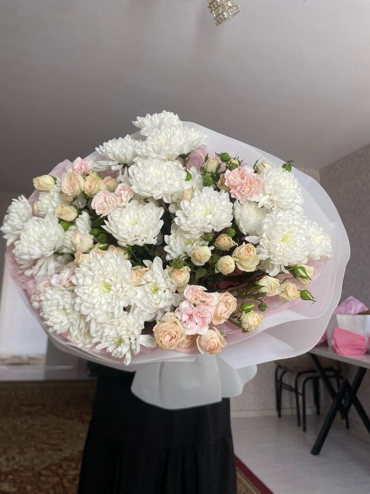 Микс цветы свежий