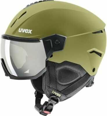 Casca schi UVEX Instinct visor crocodile mat, marime L (59-61 cm)