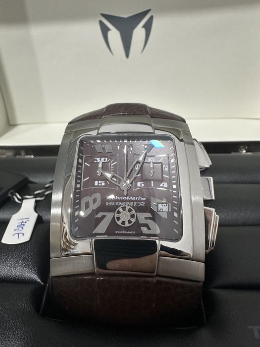 TechnoMarine Hummer Chronograph Swiss Made ETA Масивен и много рядък