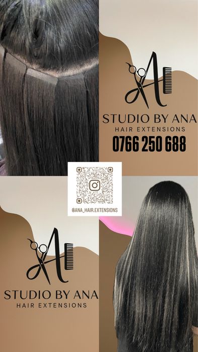 Extensii tape in / tape on /montaj /demontaj