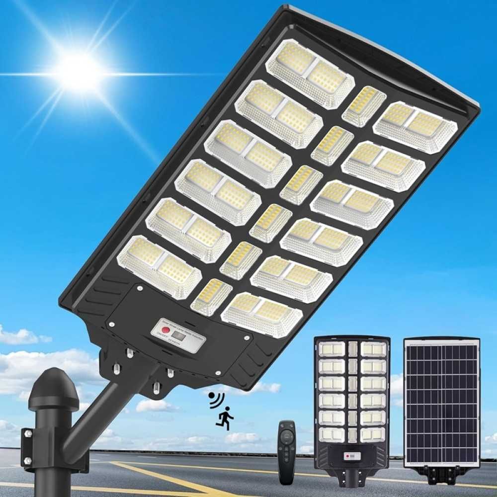 Соларна LED лампа 20,25,30 секции 1000,1400,1800W LYLU със стойка