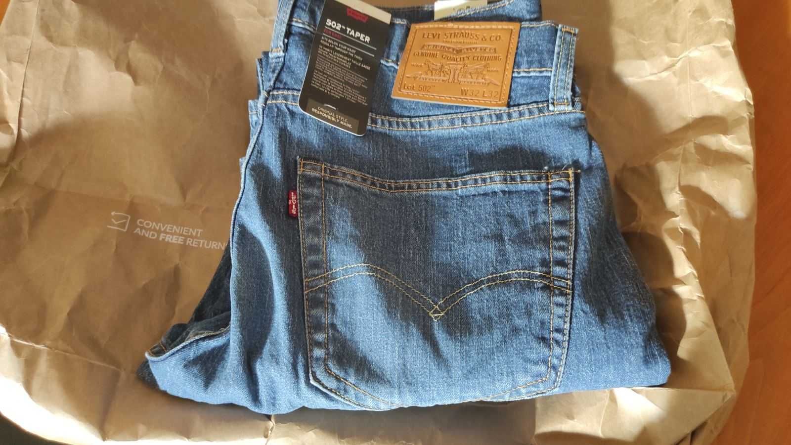 Дънки Levi's 502™ Тъмносин Tapered Fit