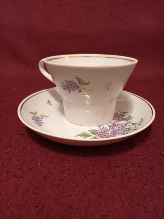 Чашки с блюдцами СССР.