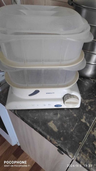 Пароварка Scarlett SC-343  Мантоварка, Стерилизатор