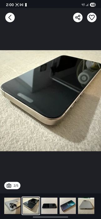 IPHONE 15pro max 256 gb Natural