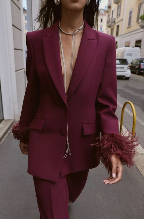 Сако с пера и панталон Зара