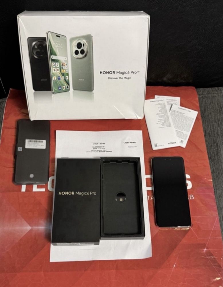 512GB Honor Magic 6 Pro Гаранция Технополис 2026 г. Green / Зелен