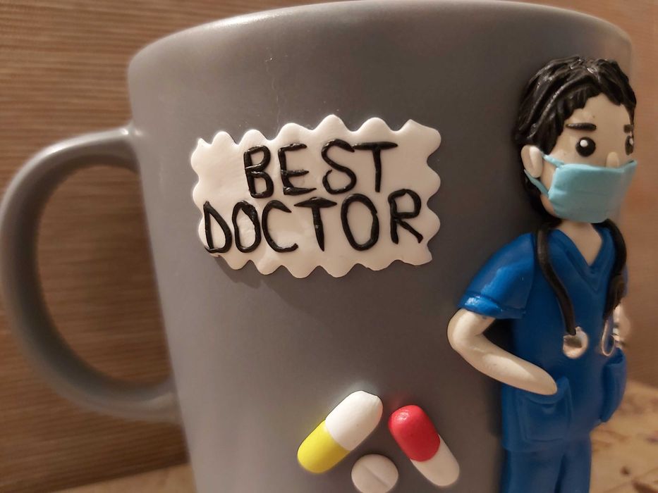 Cadou cana personalizata doctor/doctorita handmade