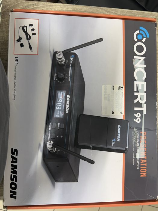Samson stage CR99 LM10 Microfon wireless lavariera