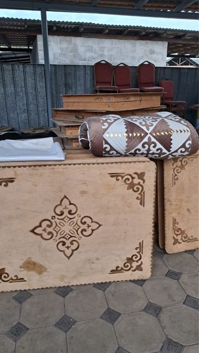 Корпе , стол , посуда , астау , национальные посуда ,аренда