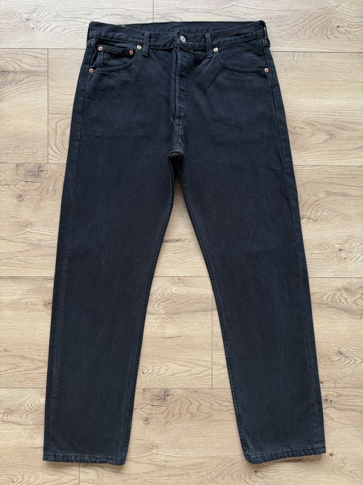 Blugi LEVIS 501 UK 2002 Negru Barbati | Marime 36 x 32 (Talie 88 cm)