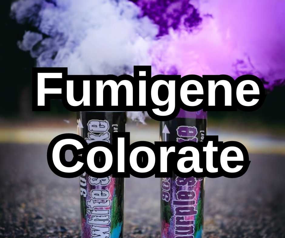 Fumigene multicolore cu fitil