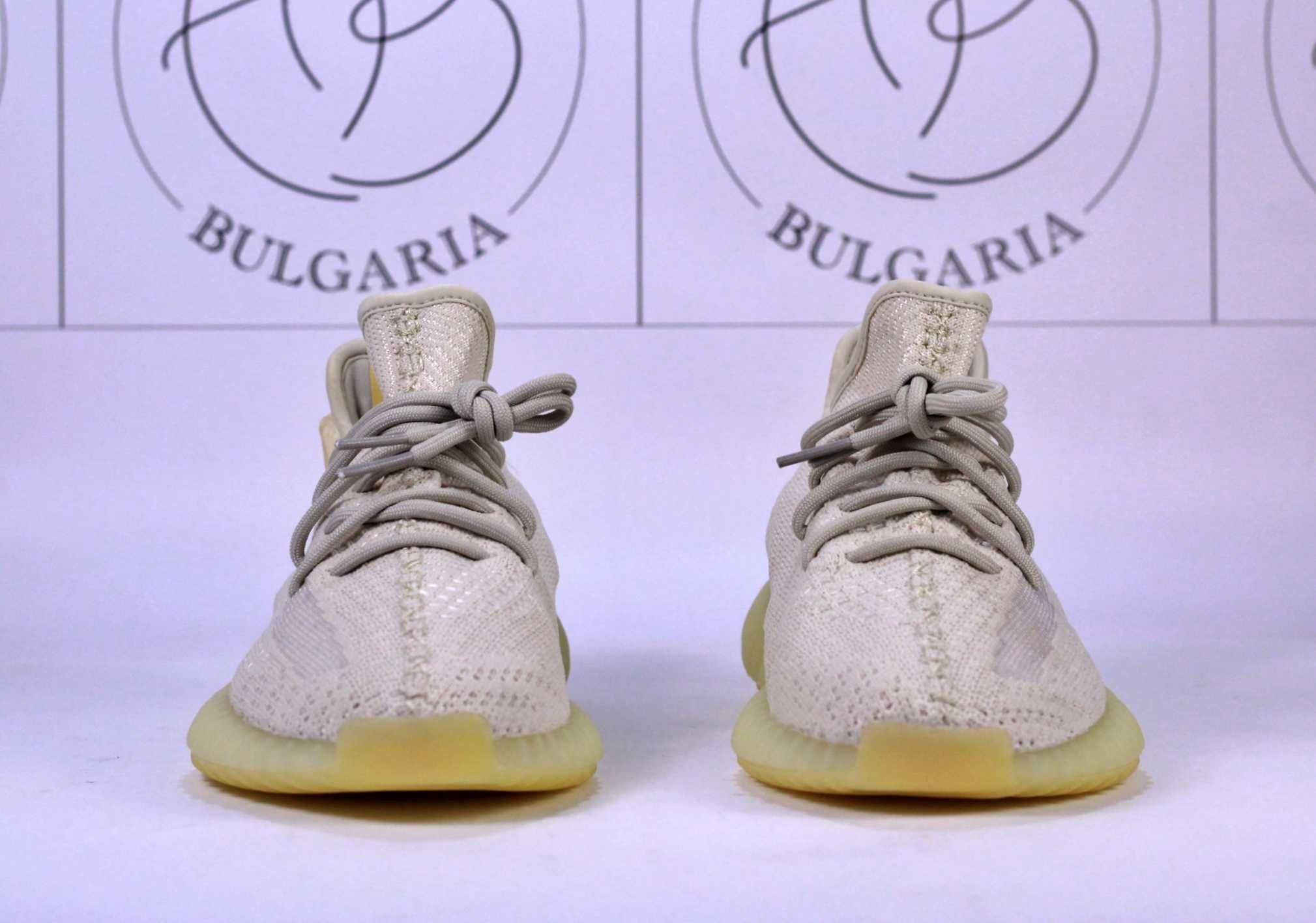 Adidas Yeezy Boost 350 Light, MX Glow, Desert Sage Мъжки Дамски Обувки