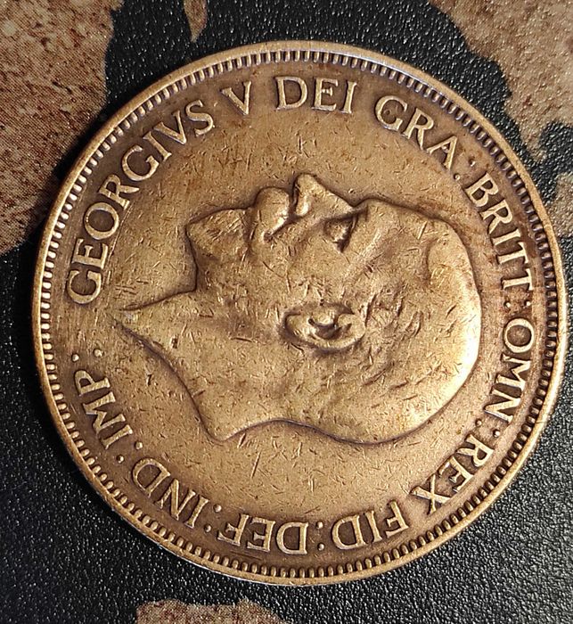 Монети Великобритания 1 пени - 5 бр.› Крал Джордж V  [1927-1936]