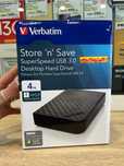 Hard extern Verbatim 4TB HDD, NOU/Sigilat!