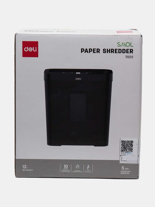 Уничтожитель для бумаги ET022 Deli ORIGINAL!