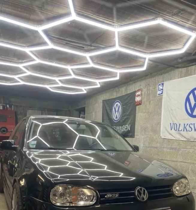 Kit Lumini Led Hexagonale-14 module Garaj/Studio/Showroom