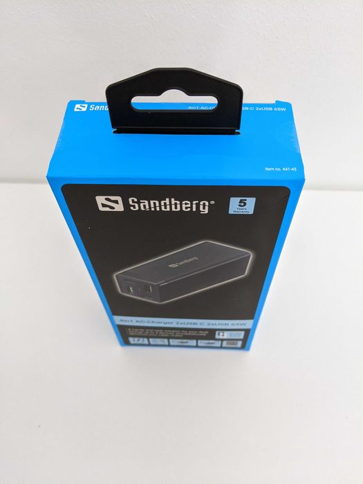 Vand incarcator 4 in 1 laptop,smartphone Sandberg 65W nou,sigilat