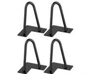 Set 4 picioare tip hairpin, 31 cm, negre