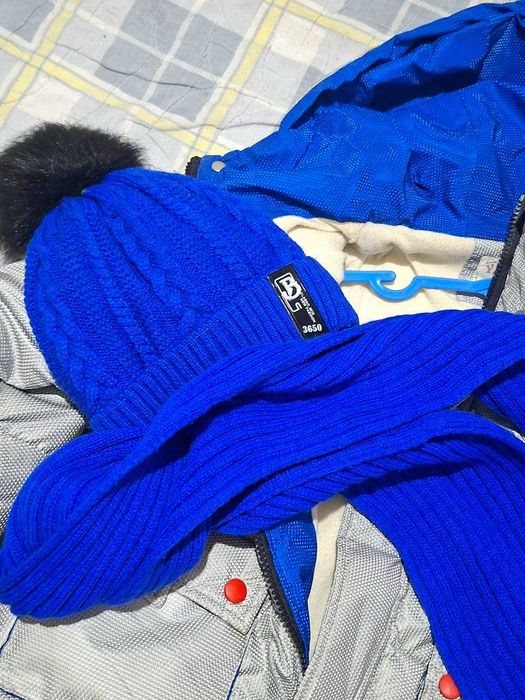 Куртка зимняя и комплект шапка шарф на мальчика