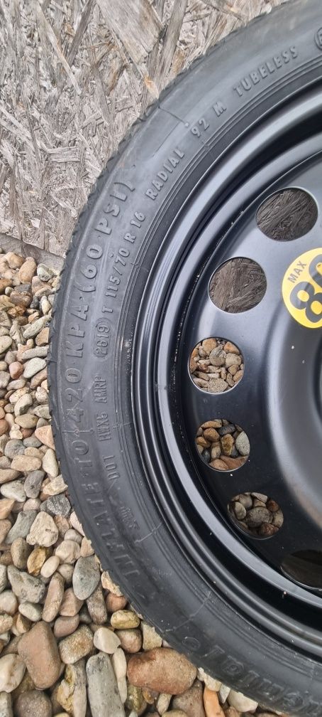 Janta rezerva anvelopa Continental 115/70 R16 92M  Opel Astra JK