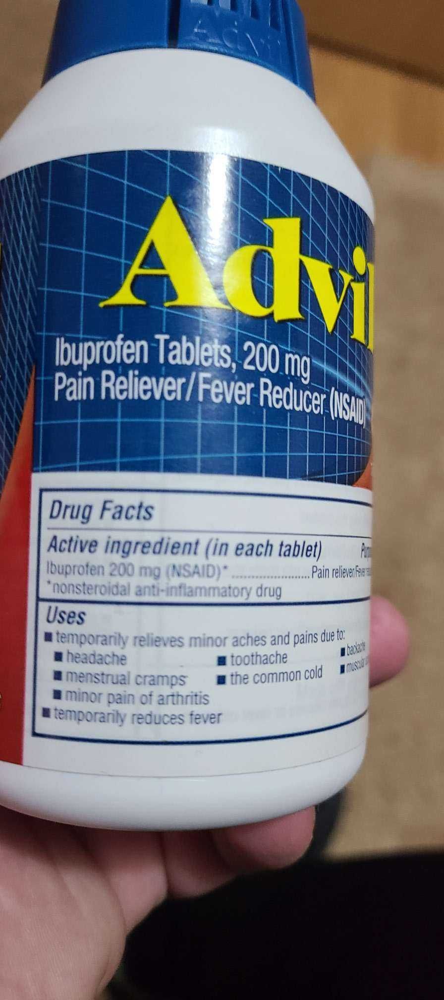 advil -ibiprofen 200mg- 360 tablete din America