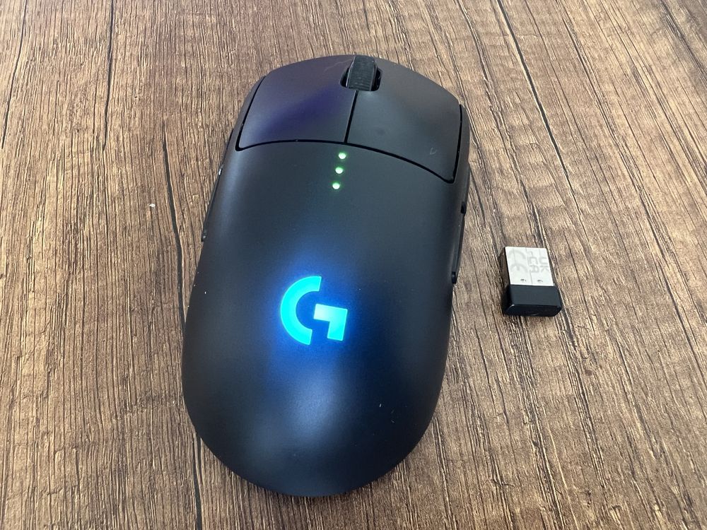 Мышка игровая беспроводная USB Logitech G PRO Wireless, Black