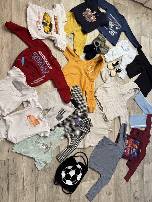 Детская одежда пакетом для мальчика до 1,5 года