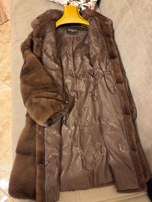 #56 Палто от норка.Sobol.Greek fur. Гърция Визон.Яке.Естествен косъм.
