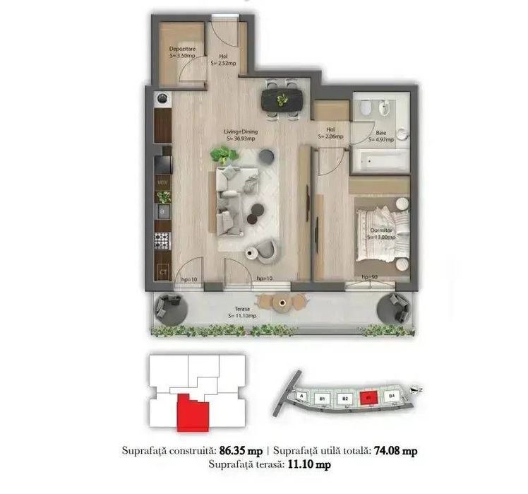 2 Camere Lux Finalizat  Parcul Herastrau - Soseaua  Nordului