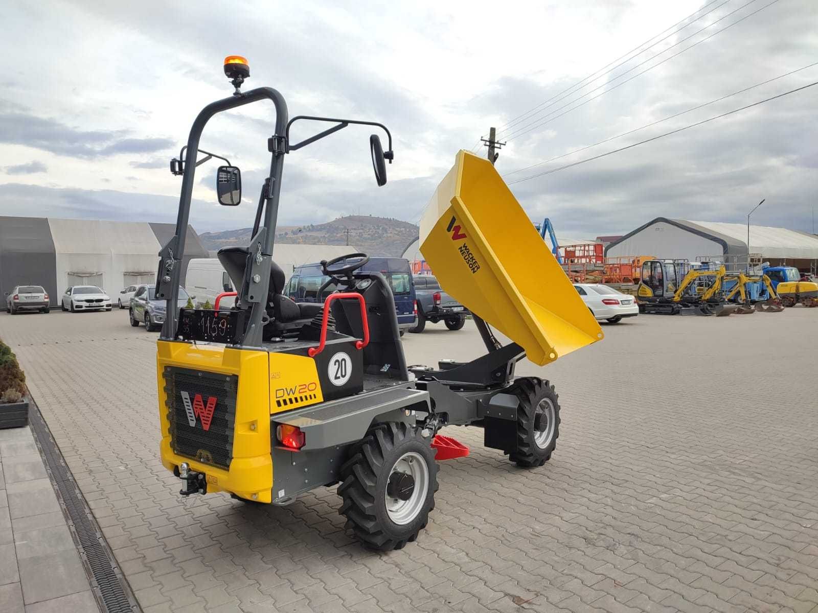 Dumper Wacker Neuson DW20 cu bena rotativa