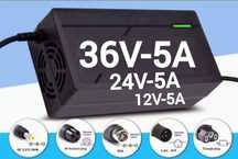 Încărcător Rapid 36V/24V/12V-5A.Rapid Litiu-Ion