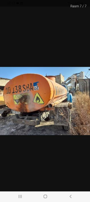 Gaz 53  5 tonnalik benzavoz sotiladi.Vodovoz qilsa ham buladi