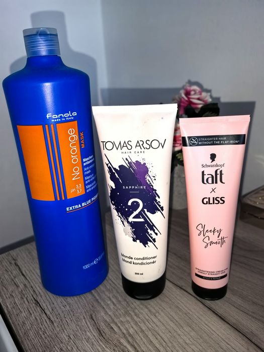Set 3 produse pentru păr nuantatoare și crema
