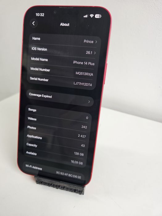 Iphone 14 plus 128 gb бартер за 16 pro/pro max