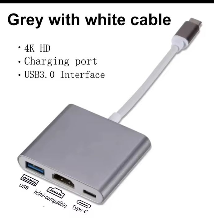 Adaptor MacBook Laptop Type C Hdmi USB PC Laptop Adaptor Tip C HDMI