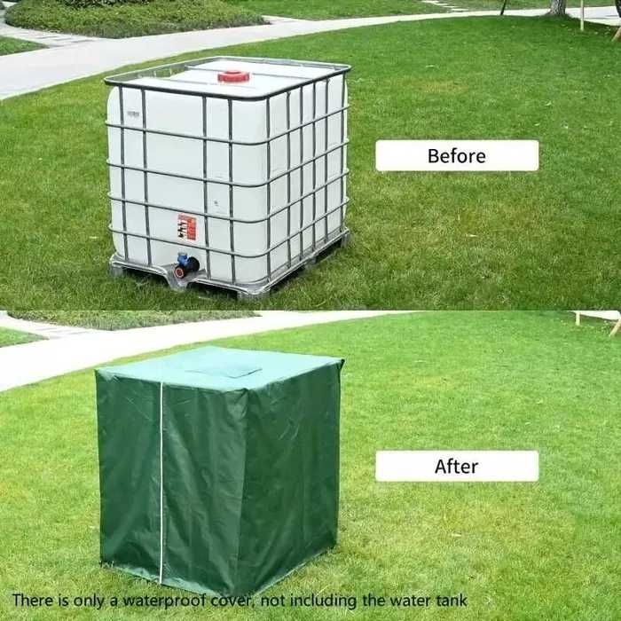 Prelata protectie cu aluminiu pt butoi container cub IBC 1000l. 2 buc