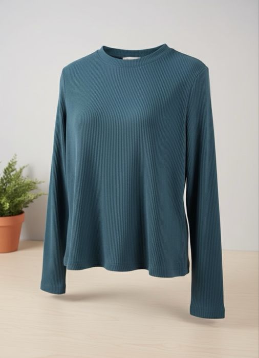 Bluză Zara – Bleumarin, Material Elastic